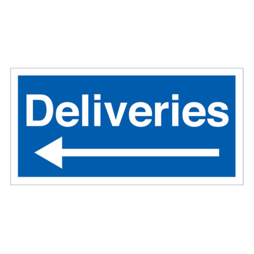 Deliveries Sign (68065V)